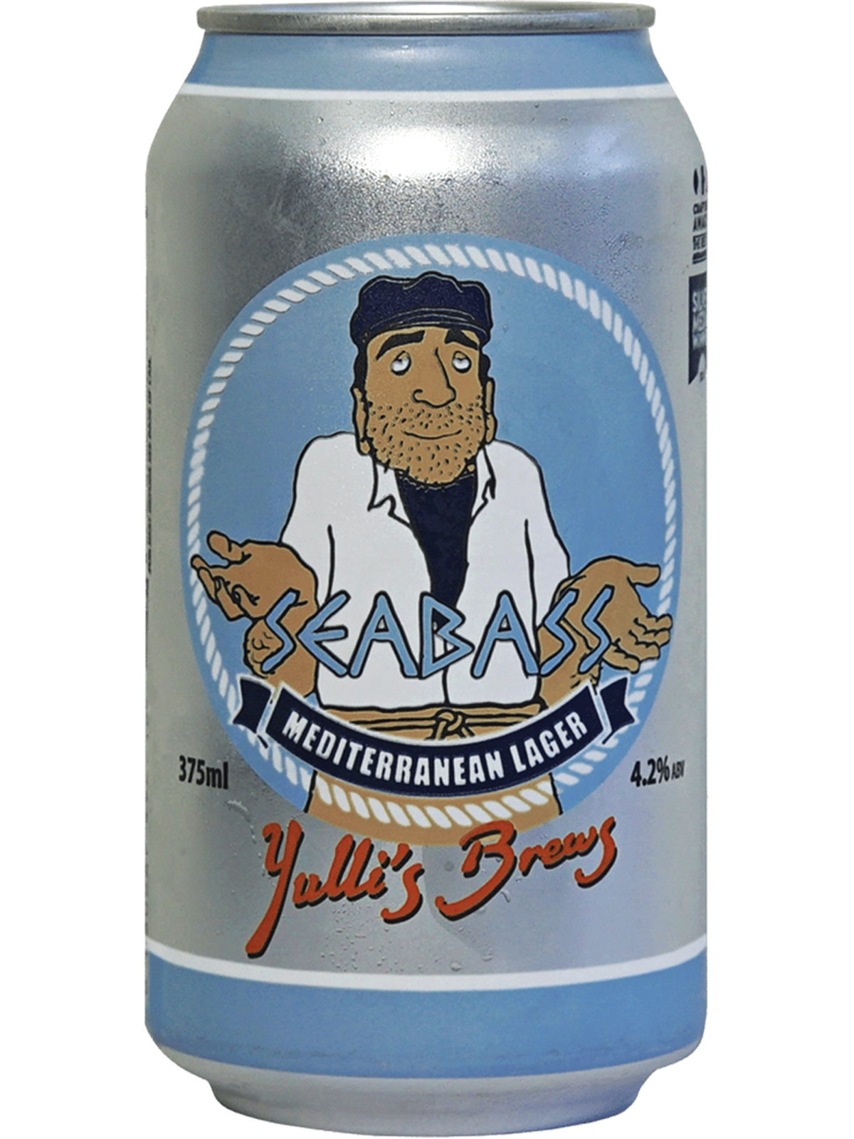 Yulli's Seabass Mediterranean Lager Cans 24 X 375ml